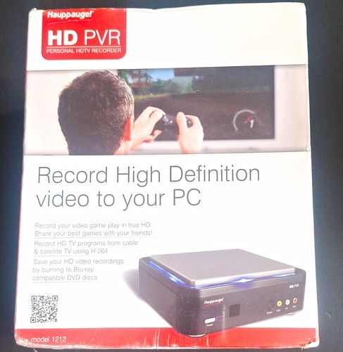 Hauppauge pvr 1212 video - hd,