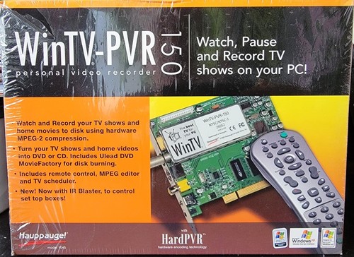 Hauppauge wintv pvr150 - hauppauge, model